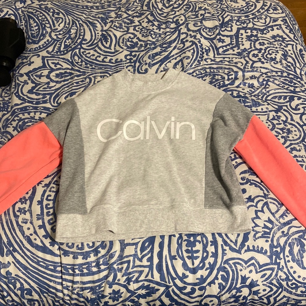 Cropped Calvin Klein sport sweatshirt